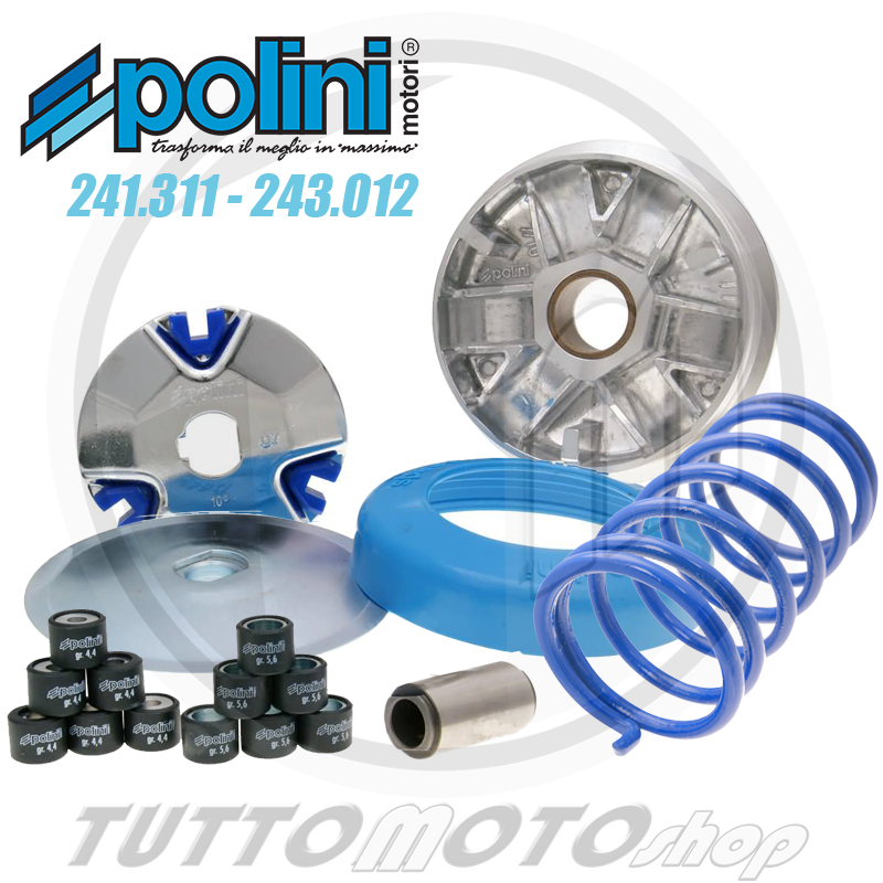 KIT VARIATORE MOLLA BLU POLINI HISPEED PIAGGIO CIAO SI BOSS BOXER BRAVO  GRILLO